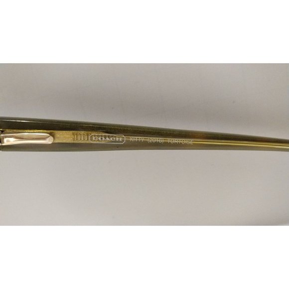 AUTHENTIC COACH Kitty (2016) Tortoise/Green 50*16*135 Eyeglasses Frames - Picture 3 of 6